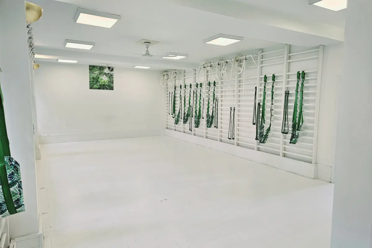 Sala zielona, widok od okien